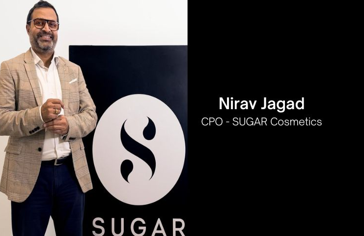 शुगर कॉस्मेटिक्स (SUGAR Cosmetics) ने पूर्व नायका सीएचआरओ नीरव जगद को नया सीपीओ नियुक्त किया